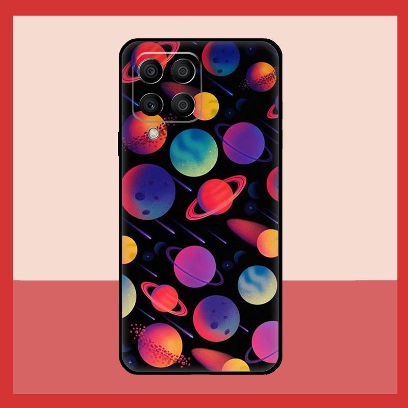 Outer Space Planet Stars Moon Case For Samsung Galaxy M11 M31 M14 M34 M54 M12 M32 M52 M15 M13 M06 M16 M36 M56 M53 M35 M55