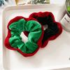 Ties Hair Accessories Girls Women Elastic Hair Bands Christmas Scrunchie Hair Rope Velvet Scrunchie