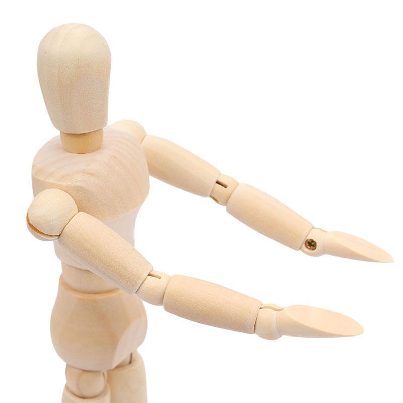 Holzpuppe Gelenkpuppe Modell Malerei Künstler Zeichnen Skizze Schaufensterpuppe