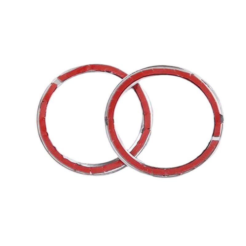 For VEZEL 2015 2016 2017car Front Small Air Outlet Decoration Cover Trim Car Styling Accessories ABS Chrome for Honda HRV