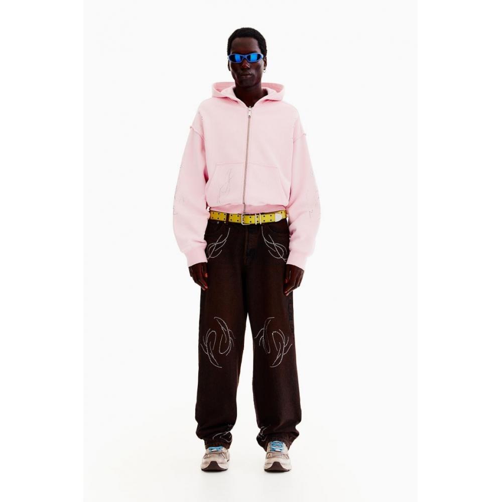 

Толстовка с капюшоном HM Reversible Zip Up Light Pink XXS