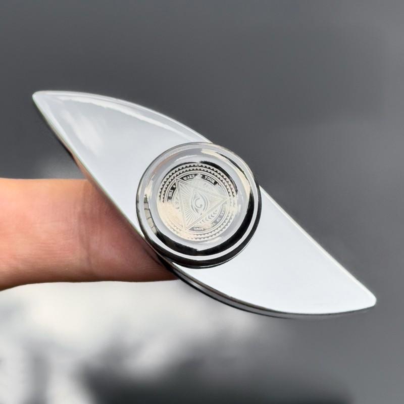 EDC Stainless Steel Fingertip Rotator - Premium Adult Fidget Toy for Anxiety Autism Relief Men’s Gift Children’s Fidgeting Toy