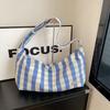 Pattern Canvas Striped Handbag Single Shoulder Crossbody Bag Women Gift Fashion