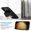 För Samsung Galaxy A36 5G Fodral Korthållare Ställ PU Läder+TPU Telefonskal med Axelrem