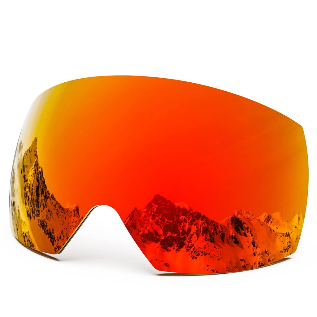 MAXJULI Professional Magnetic Ski Goggles Double Layers Lens Anti-fog UV400 Skiing Snowboard Eyeglasses Snowmobile For Men for Women M6