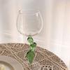 Catus Shape Ins Nordic Wine Glass Champagne Glasses Wine Glass Dinkware Barware Heat Resistant Glass