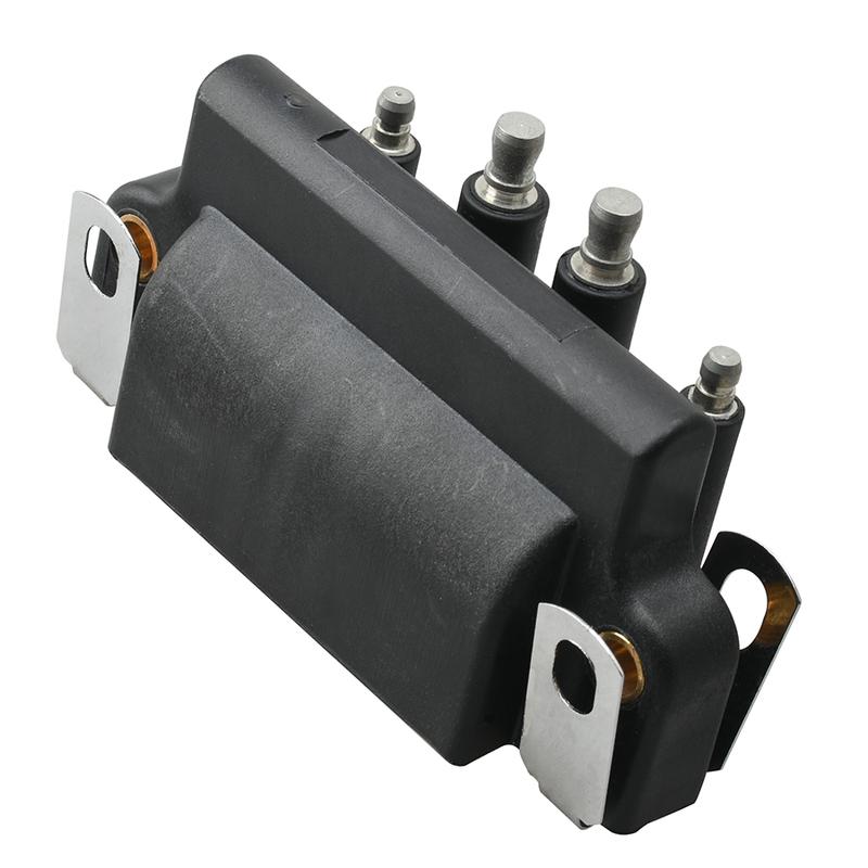583740 New Dual Plug Wire Ignition Coil Fit For Johnson Evinrude OMC 583740 0583740 18-5170
