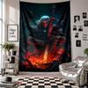 Wall TapestryGeralt Art Hanging Cloth Decorative Background Cover for Room Decoration