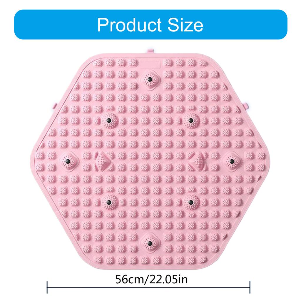Foot Massage Mat Acupressures Mat Foot Reflexology Walking Toe Plate Massage Pad Bathroom Mat Yoga Mat Antislip Outdoor
