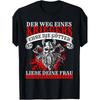 Men'S Viking Vikings Warrior Saying Gods Woman Wife T-Shirt, Black Solid Black T-Shirt Men Stylish Perfect for Home|Outdoor|Work|Gifting