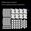 72Pcs Bike Reflective Stickers Reflective Decals Self-Adhesive Waterproof Reflective Tape Night Safety Sticker Reflector