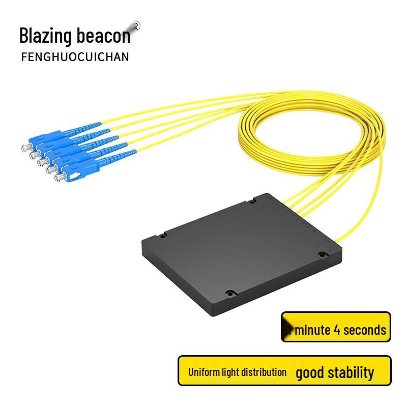 Telecom-grade Single-mode Fiber Optic Splitter