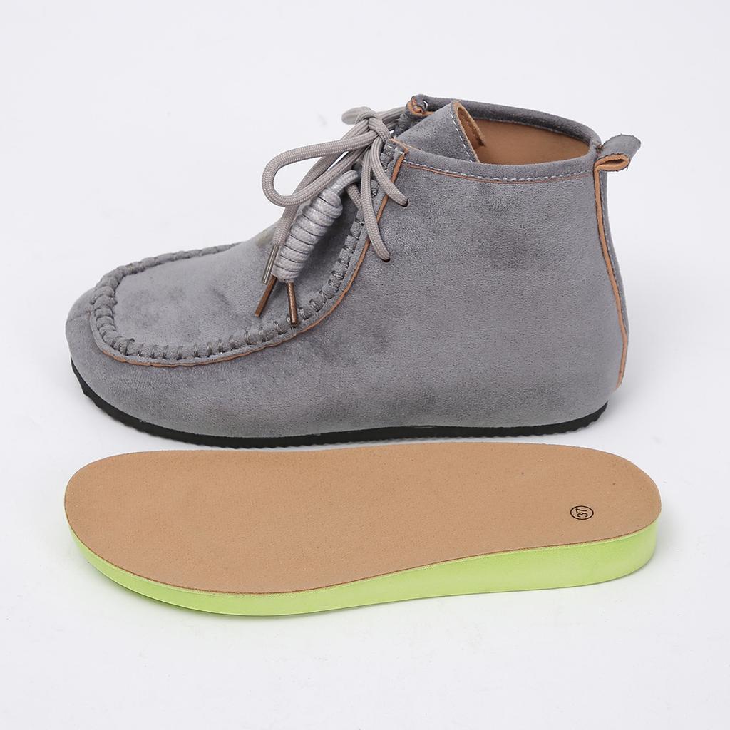 Herbst Winter Mode Damen Übergröße Schuhe für Damen 36-43 Bequeme flache Schuhe Plateau Stiefeletten Sport Täglich Damen Schuhwerk