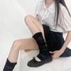 Spring and Summer Thin Socks Women's Ballet Style Calf Pile Pile Foot Socks Japanese Ins All-match Leggings