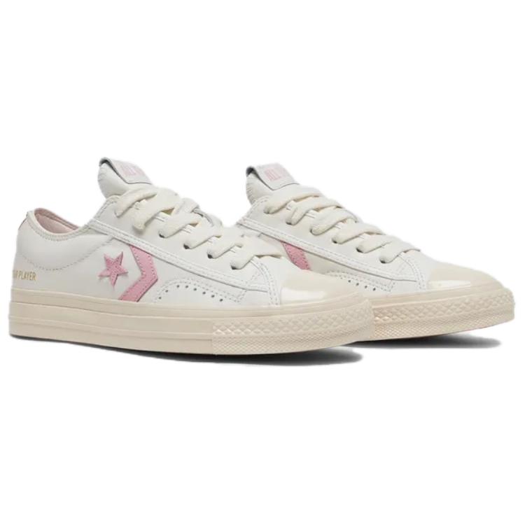 Converse Star Player 76 Low Vintage White Pink Unisex Sneakers Cream A11590C