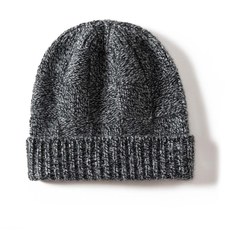 Cashmere Thickened Versatile Warm Ear Protector Minimalist Wind Cold Hat Fleece Hat Knitted Hat Men and Women