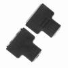 2PCs Ethernet Cable Adapter 1‑in 2‑out RJ45 Female Interface LAN Connector Cable Extender Splitter for Internet Wire