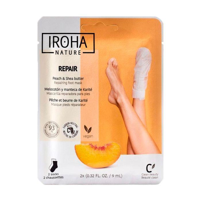 

Шкарпетки Маски - IROHA - Відновлюючий Персик - 2 штуки - Пом якшує та захищає - Глибоко живить