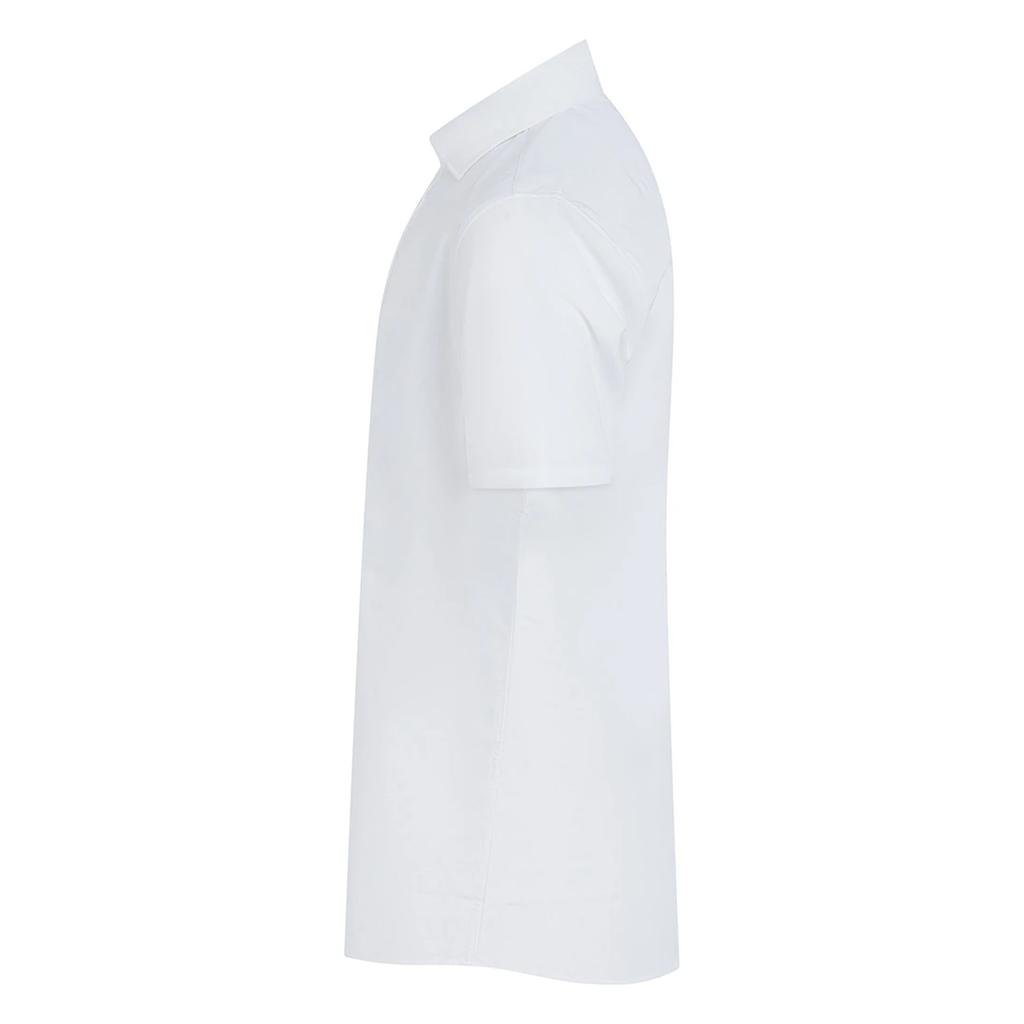 Henbury Mens Cotton Feel CoolPlus Short-Sleeved Shirt