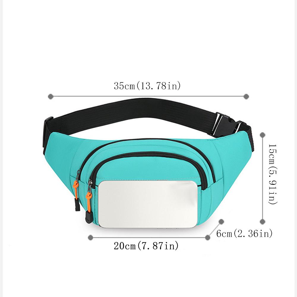 Simple Nylon Men Chest Bag Waterproof Adjustable Strap Outdoor Waist Bag Large Capacity Japanese Style Sports Walking Bag Men
