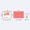New 3D Pop-up Style 3D Greeting Card Creative Handmade Flower Blessing Card Romantic Creative Flower Card Valentine's Day