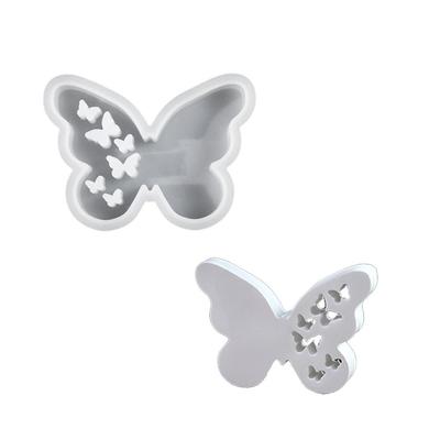Wiederverwendbare DIY Tonform Silikonmaterial Bastelform Schmetterling Silikonform Tonbasteln