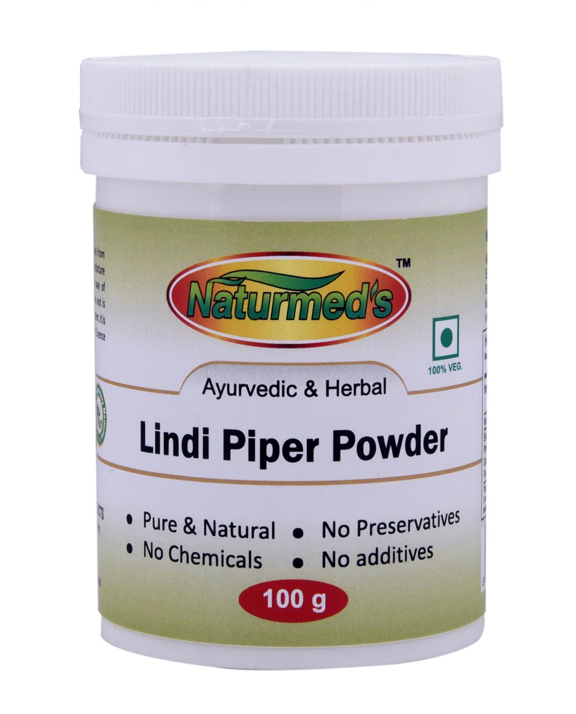 

Перець довгий (100 г), Lindi Piper Powder, Naturmed s