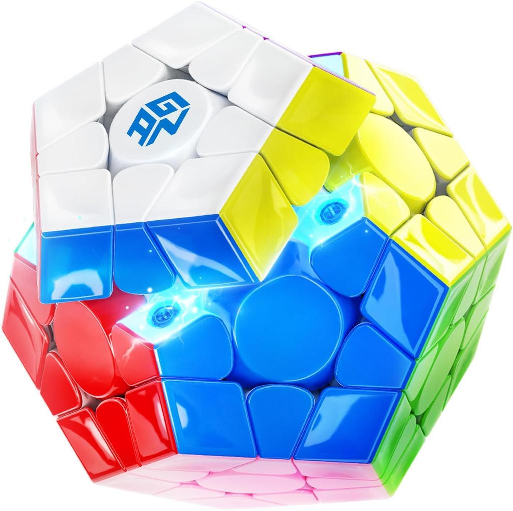 GAN Dodecahedron Black UV Official Magnet GANCUBE GAN Megaminx M Stickerless Mega Megaminx Gancube Gancube Dodecahedron Competition Magnetic Cube