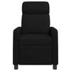 Recliner Chair Black Fabric