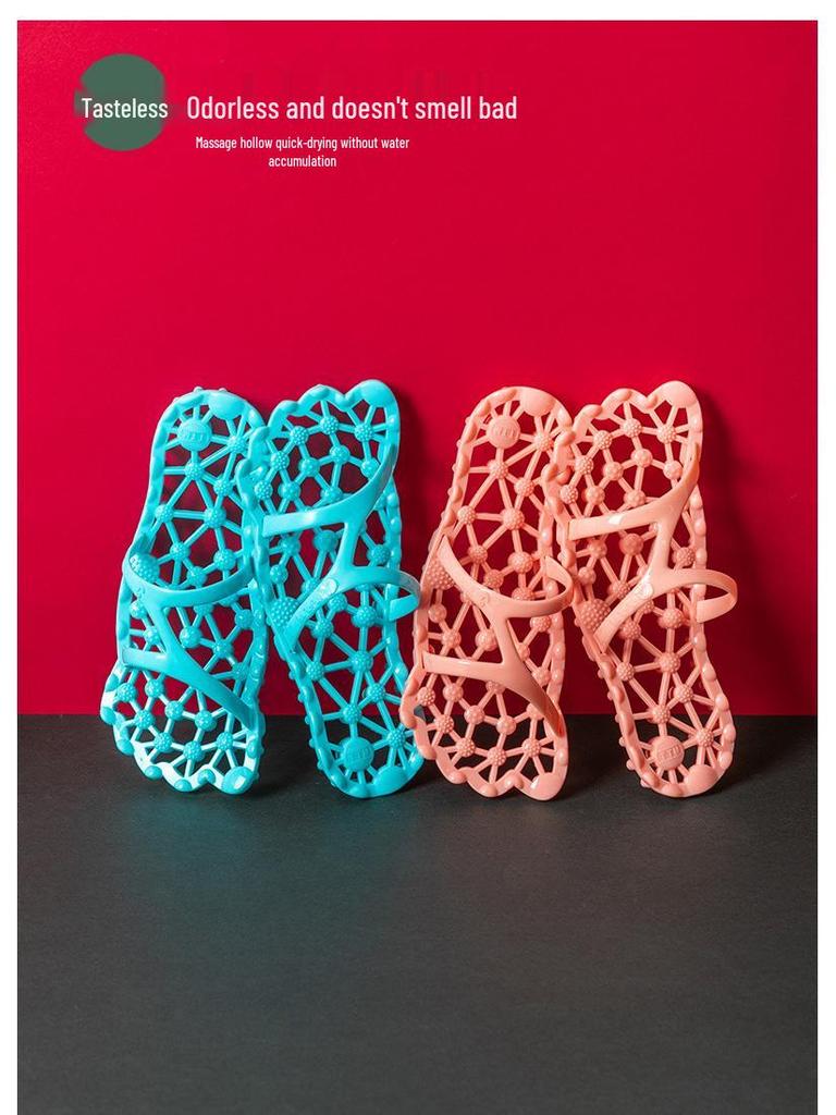 Women's Summer Plantar Acupressure Massage Slippers - PVC Health Shoes