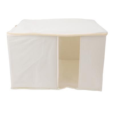 Clothes Storage Bins Oxford Cloth Visible Clear Window Large Capacity Foldable Closet Organizer for Quilts Clothes