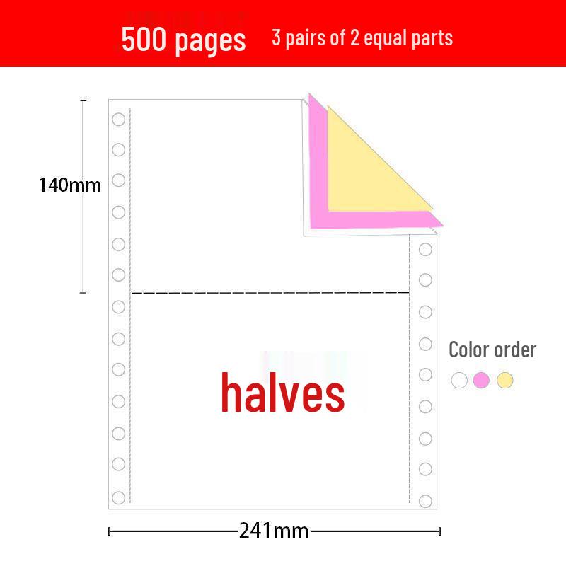 Multi-part Computer Print Paper: One, Two, Three, Four, Five-Part; Includes Delivery Note and Receipt Forms