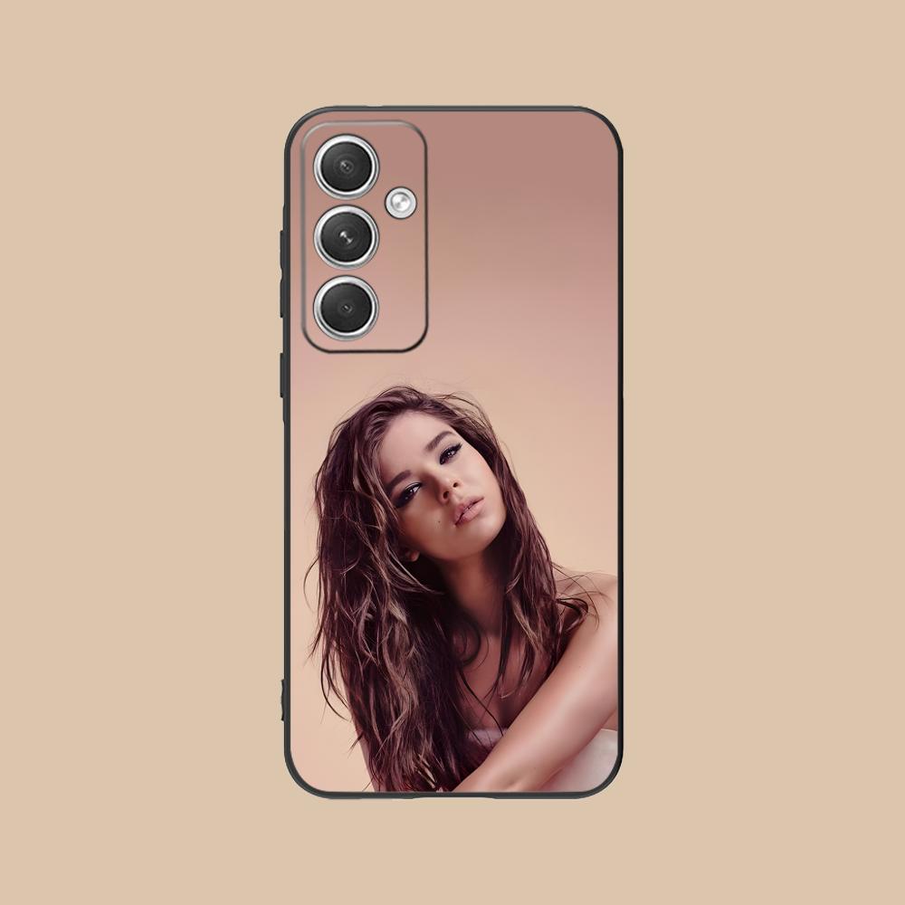 Hailee Steinfeld Matte TPU Mobile Phone Case for Samsung Galaxy S26 S25 S24 S23 S22 S21 S20 Note20 Plus FE Ultra Colorful Cover
