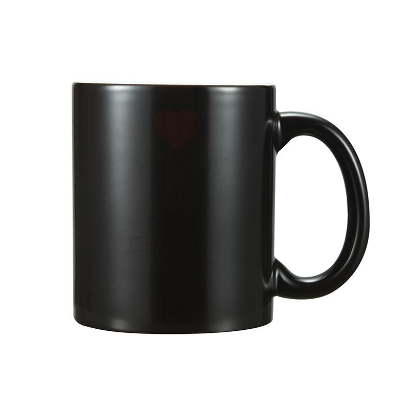 Father's Day Ceramic Coffee Mug Water Cup Temperature-sensitive Color-changing Cup