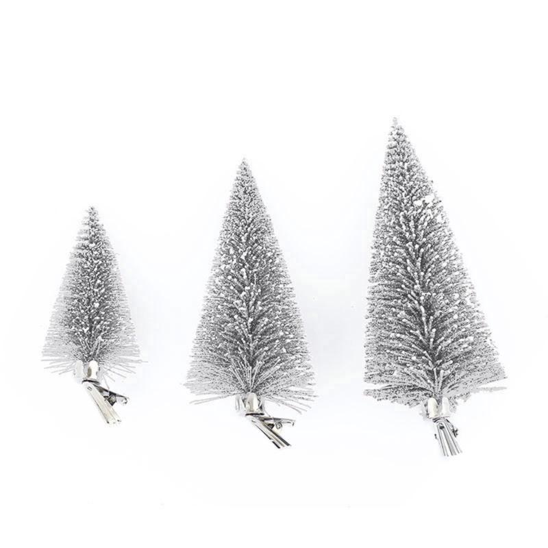 Simulated Small Christmas Tree with Clip Mini Christmas Tree Pine Needle Tree