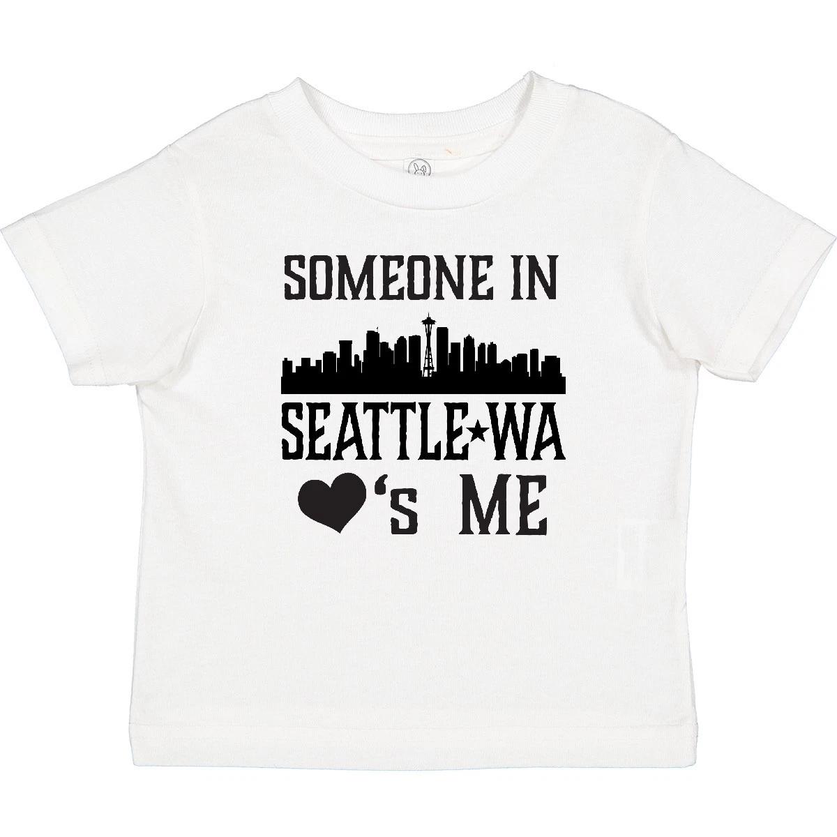 Inktastic Seattle Washington Someone Loves Me Skyline Baby T-Shirt Wa Apparel 100