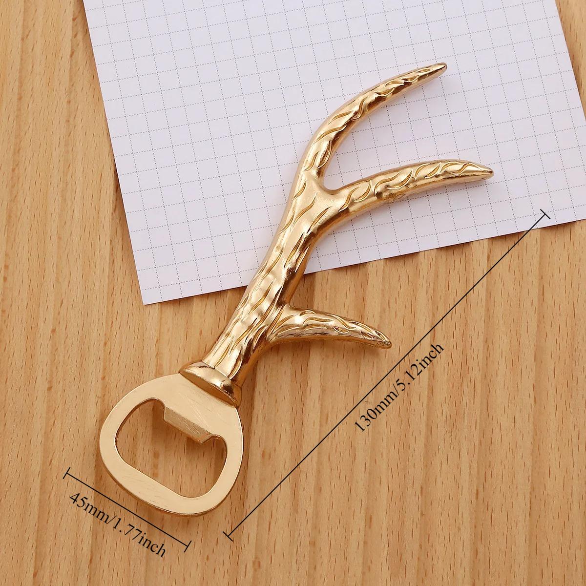 

Креативная металлическая открывалка для бутылок в виде рогов, портативная открывалка для пивных бутылок