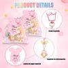 20pcs Handmade Keychains with Organzas Bags for Wedding and Baby Shower Baptism Party Supplies Anniversary Decorations