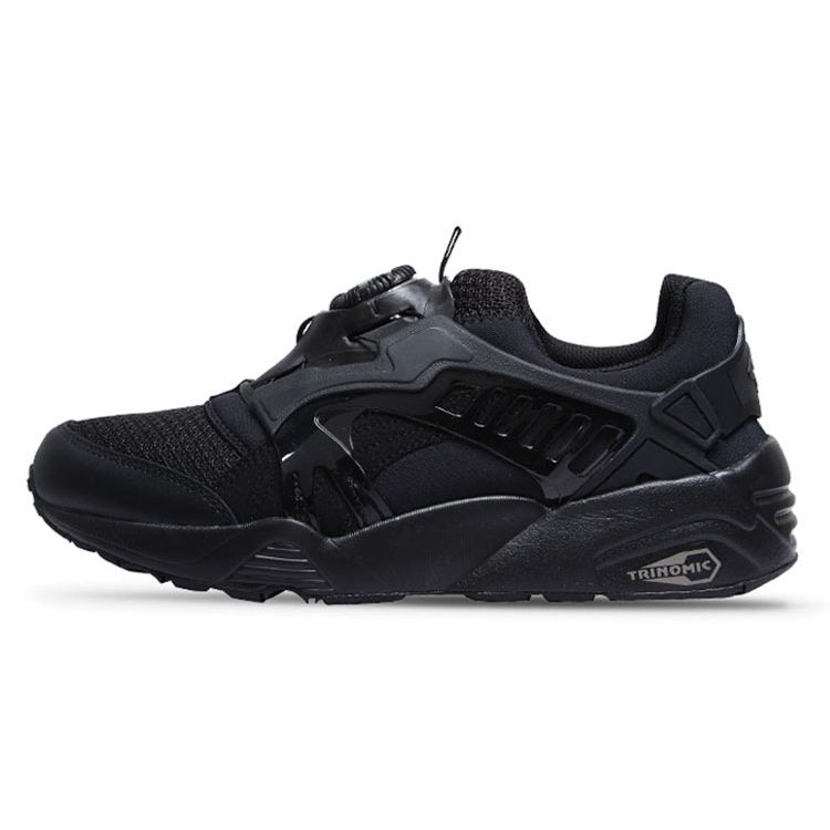 Puma Disc Blaze Ct Synthetic Leather Sneakers Shock Absorption Low Top Casual Shoes Unisex Sneakers Black 362040-02