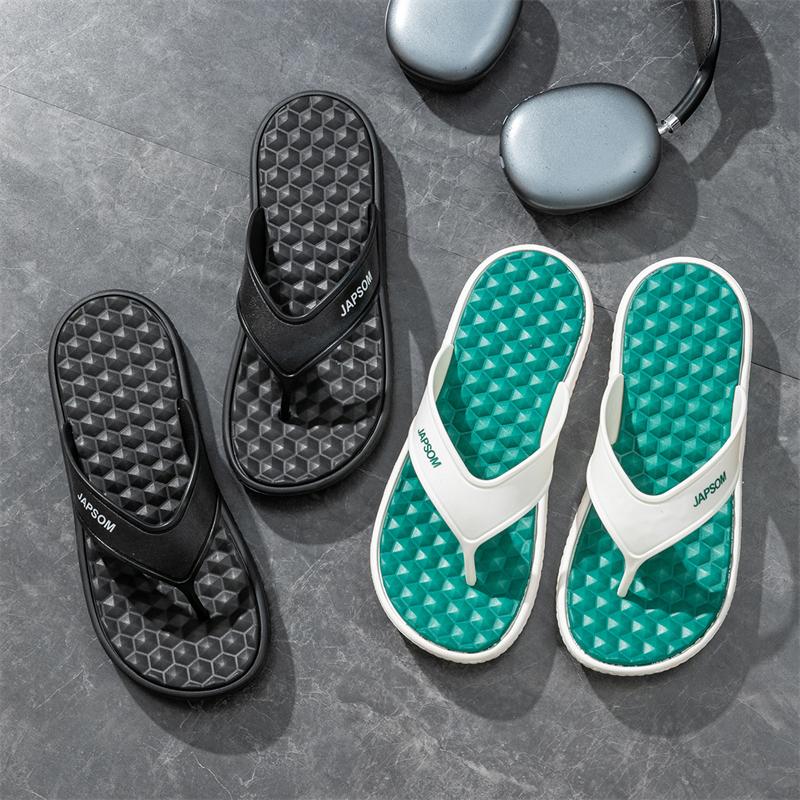 Fashion Flip Flops Casual Innovative Design Shoes Men Soft-soled Lightweight Massage Slippers High-quality Exclusive Brand Slide