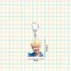 7pcs BTS Summer-themed Keychains, Featuring Real-life Portraits, and Celebrity Merchandise Support Charms.