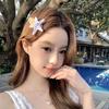 Beach Starfish Hair Clip Summer Sweet Bangs Clip Creative Sea Star Hairpin  Hair Accessories