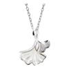 Manhe S999 Sterling Silver Apricot Pendant Necklace
