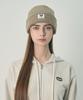 Mihebeu Classic Label Beanie Beige