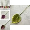 Realistic Faux Anthurium Plant Soft Touch Decoration For Wedding Photography
