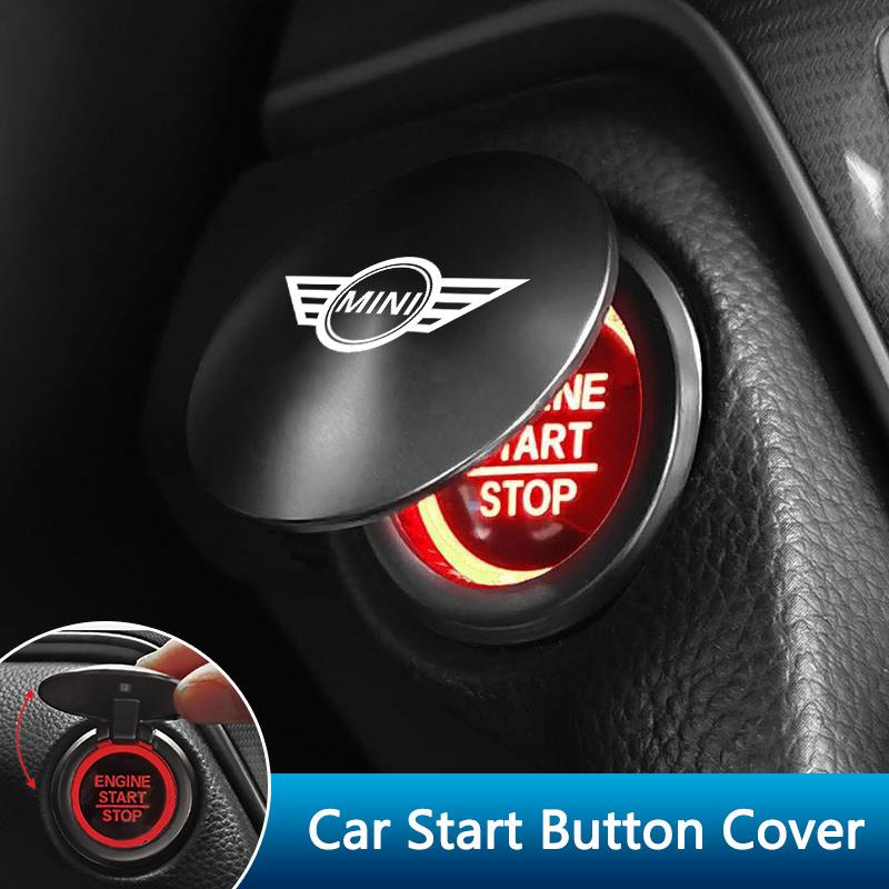 Car One-click Start Button Decoration Protection Cover For MINI CooperS One JCW Clubman Countryman R56 R58 R59 R57 R55 F55 F56 pwaxk99