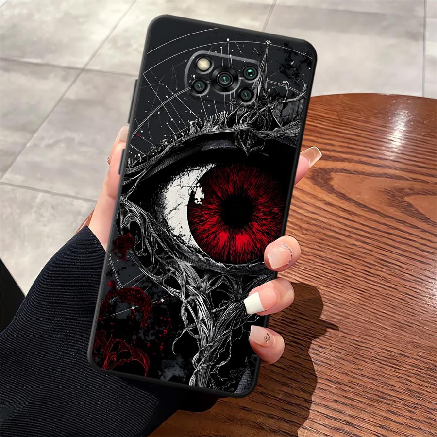 

Case for Xiaomi Poco F8 M3 M4 M7 C61 C75 X3 X4 X5 X7 Pro F1 C71 F3 M5 C50 Funda Phone Cover Gothic Pattern Poco X3