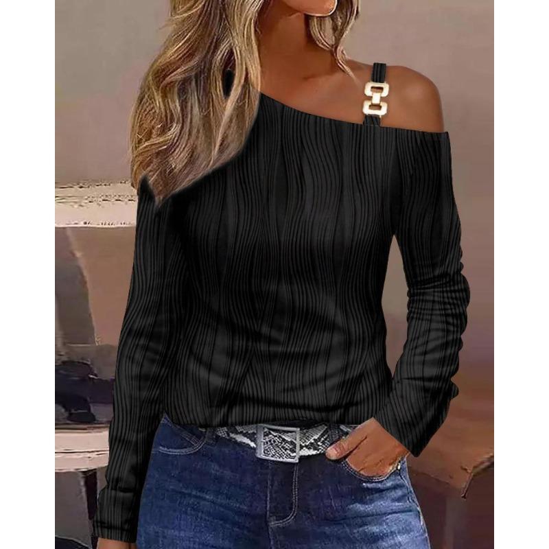 GMXIA Women's Fashion Casual Print Long Sleeve Blouses & Shirts