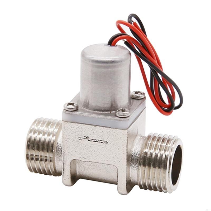 Upgraded Bistable Metal Solenoid 4.5V 1/2" Water Flow-Pulse Electromagnetic for Bathroom Kitchen