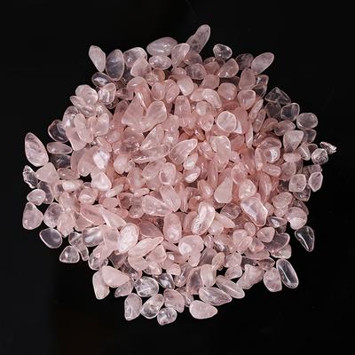 25g/0,88oz růžový Rose Quartz krystal Lucky Healing Stone Dekorační kámen pro rybí nádobu